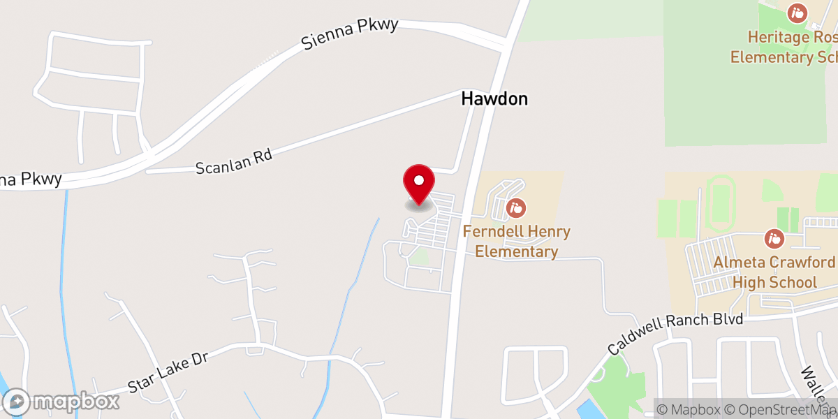 Map showing location of Word of Restoration International Church