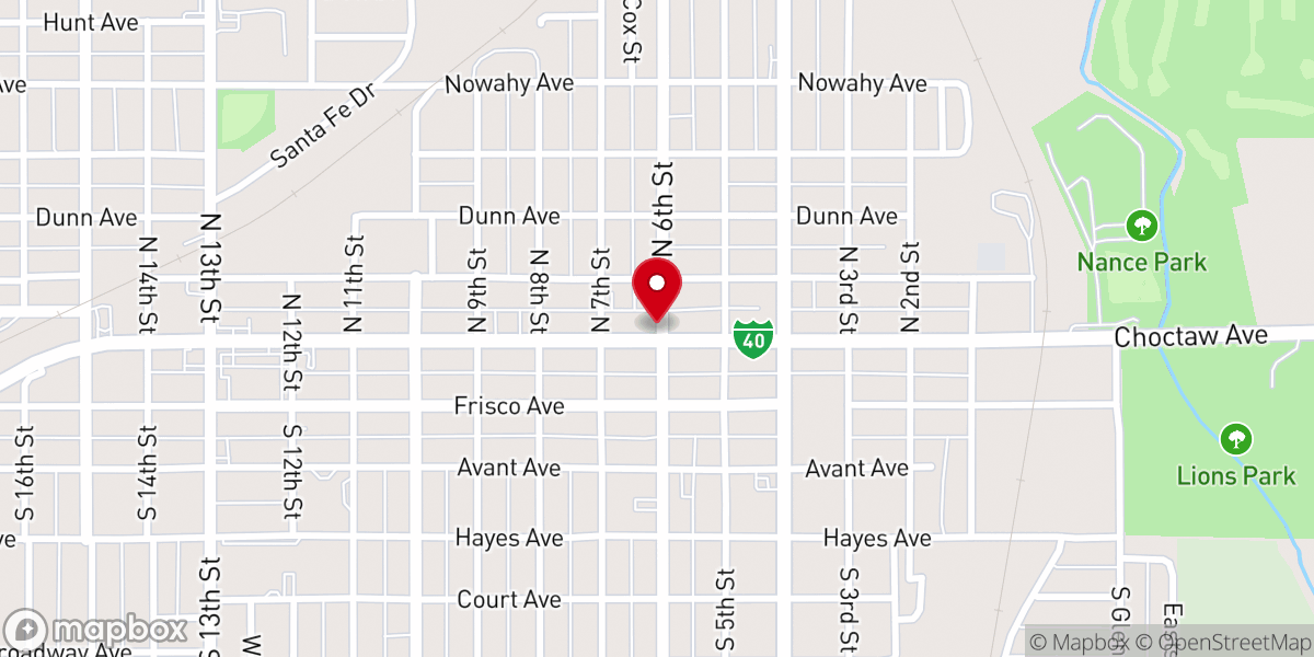 Map showing location of Clinton