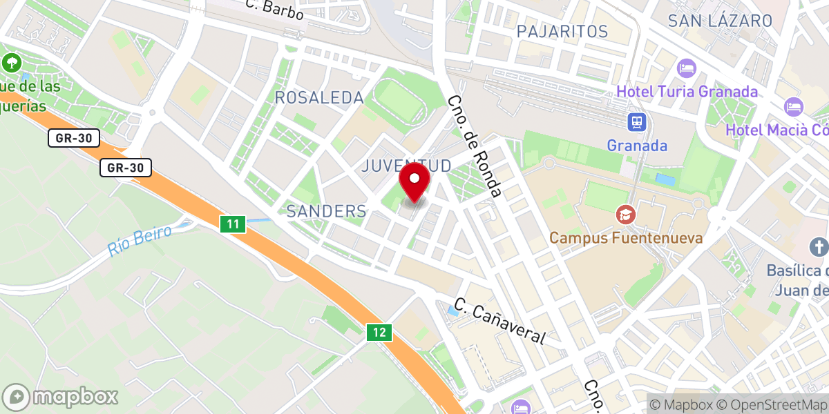 Map showing location of Casa Hermandad Archicofradía de Consolación