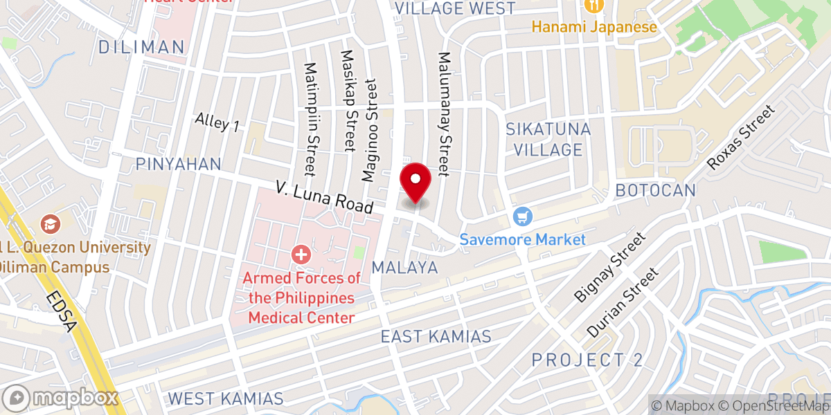 Map showing location of Gospel Light Baptist Church