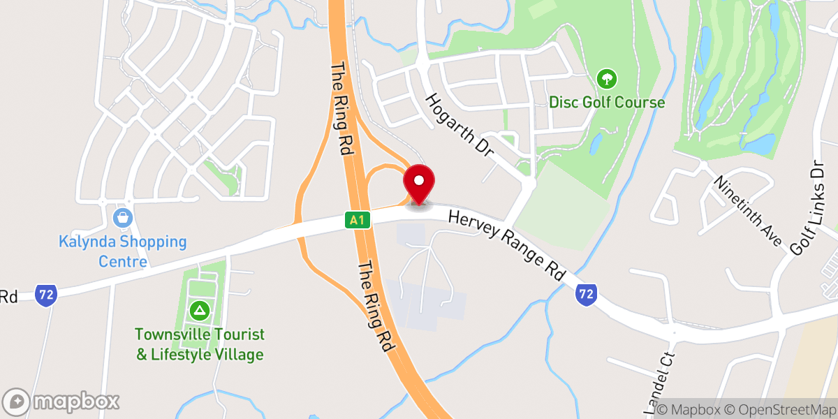 Map showing location of U R Church Townsville