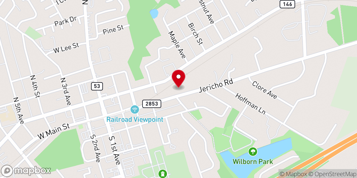 Map showing location of HighPoint Charitable Services