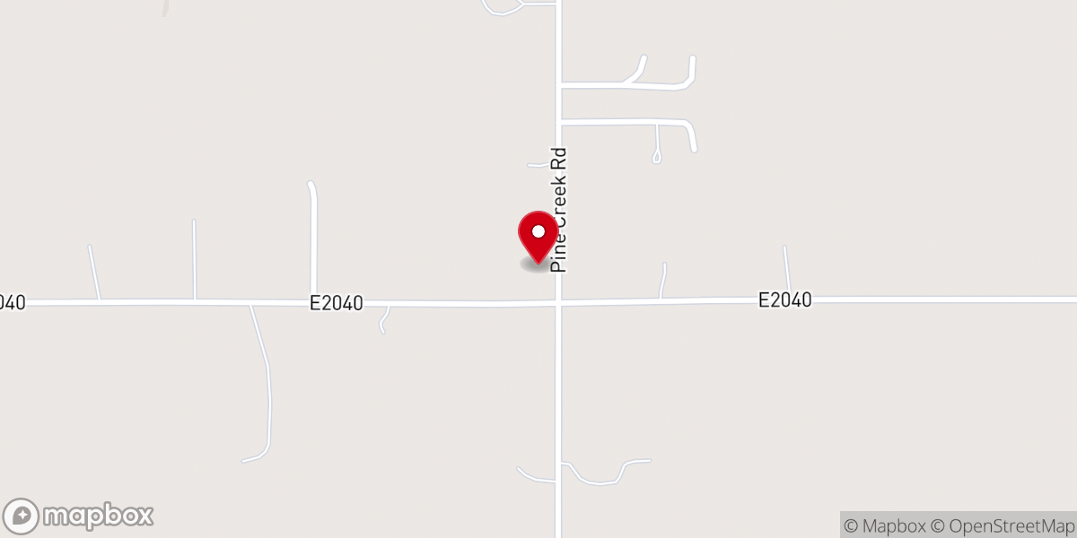 Map showing location of White Sands Church