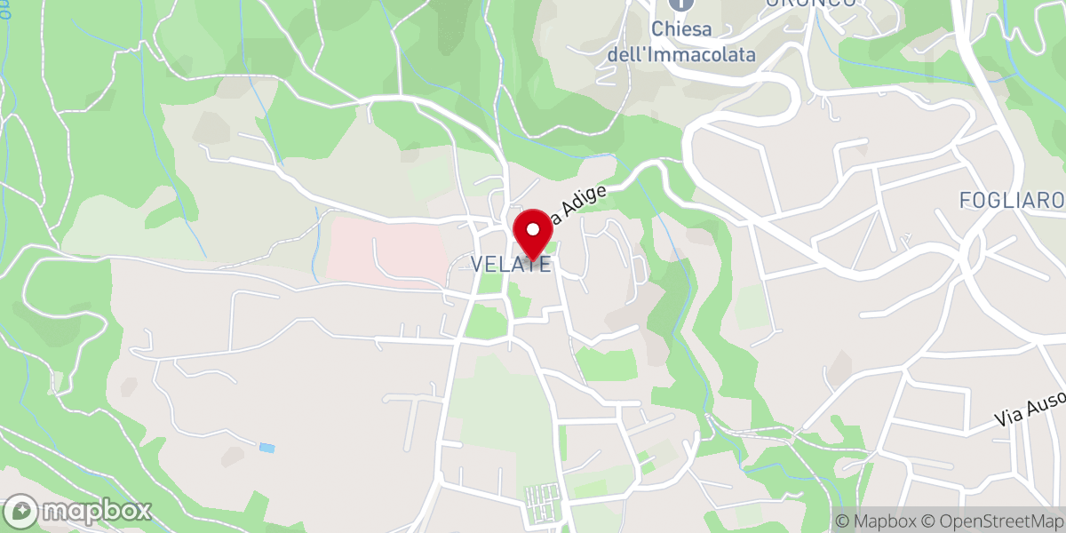 Map showing location of Cappella Parrocchia di Velate