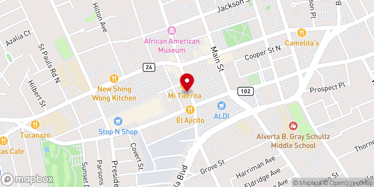 Map showing location of The Universal Church