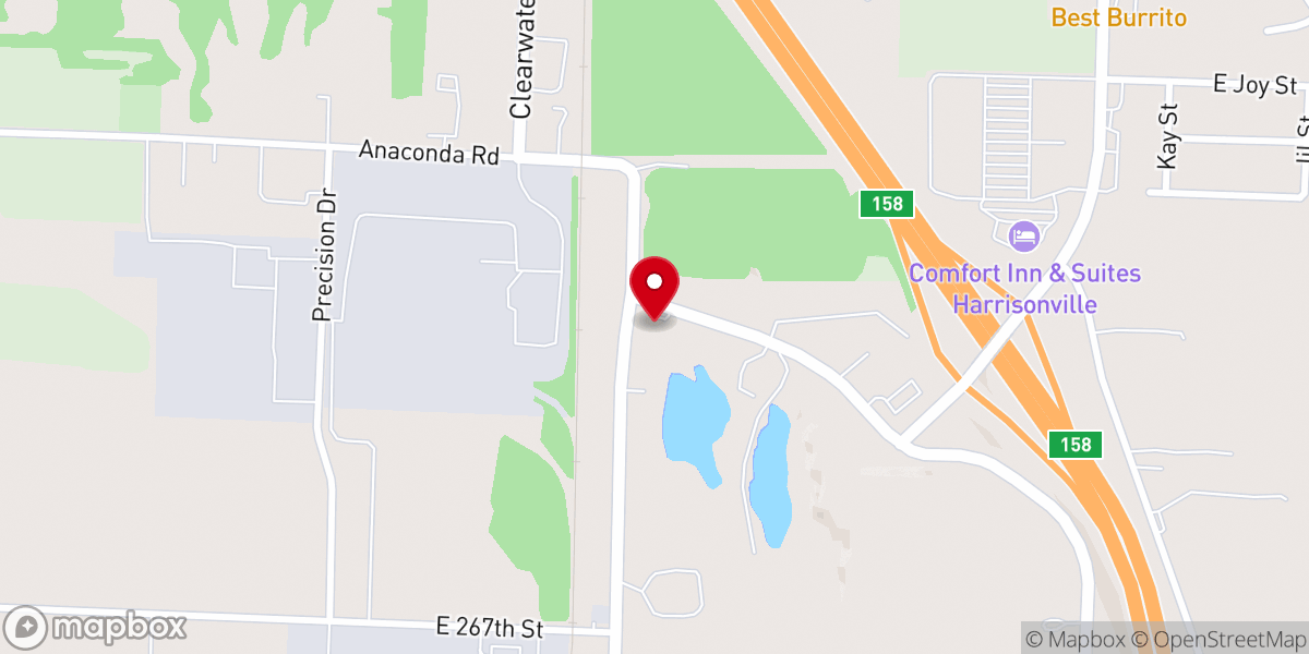 Map showing location of Stonegate Crematorium