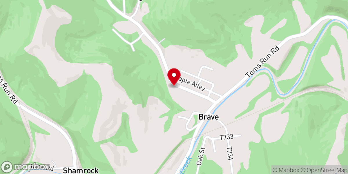 Map showing location of Kent's Chapel United Methodist Church