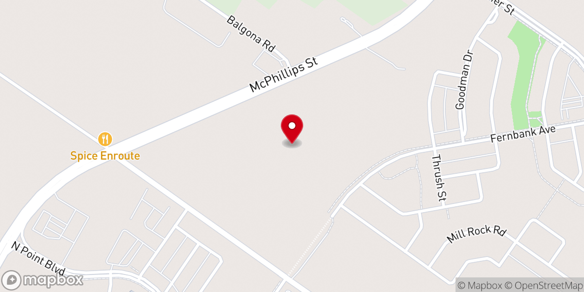 Map showing location of Saint Luke's Zion Lutheran Church