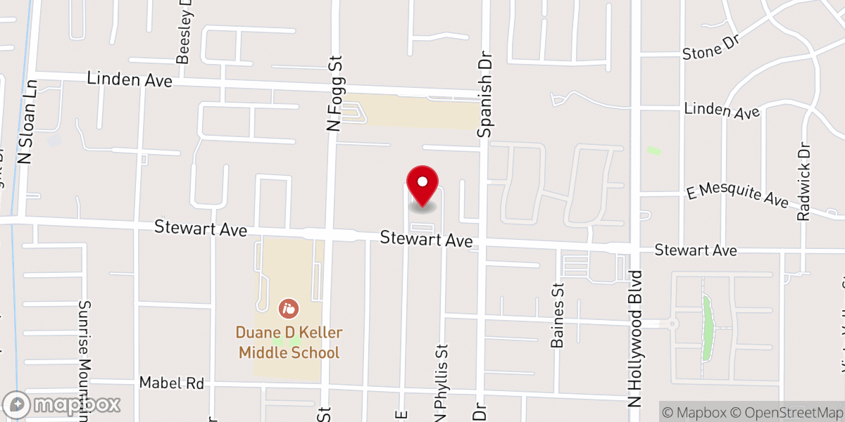 Map showing location of Journey United Methodist Church
