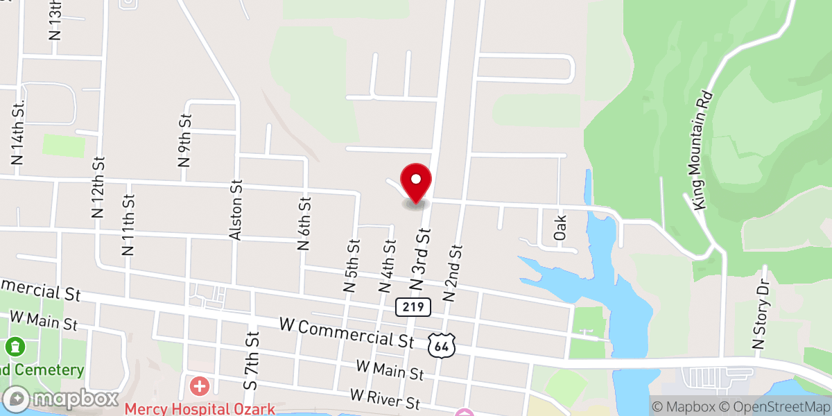 Map showing location of Tobacco Town
