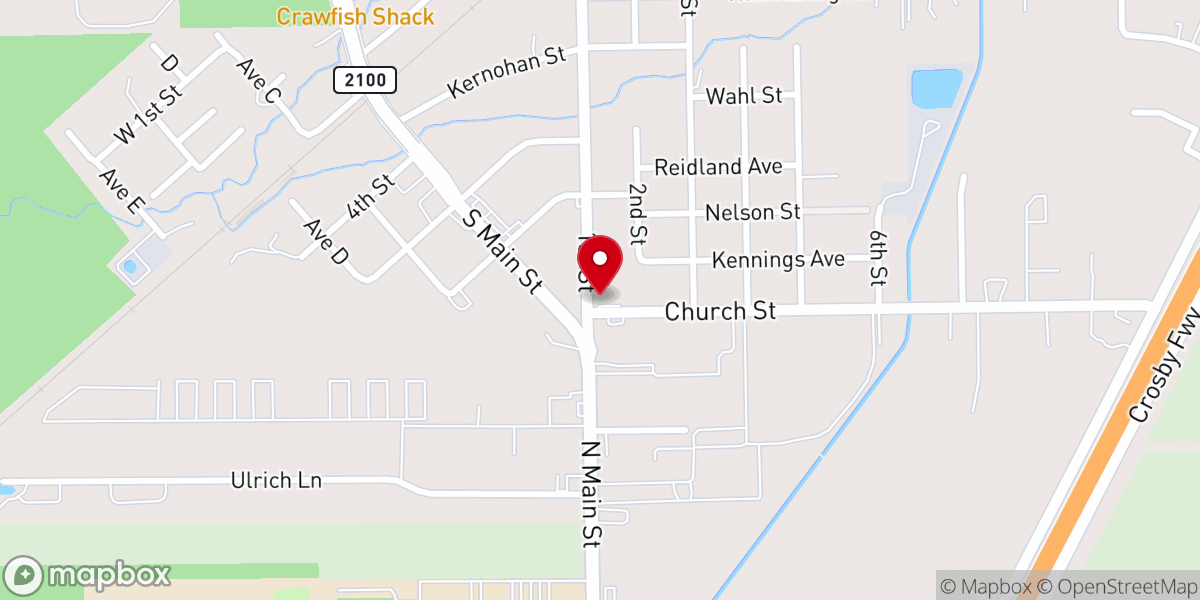 Map showing location of Church of the Resurrection