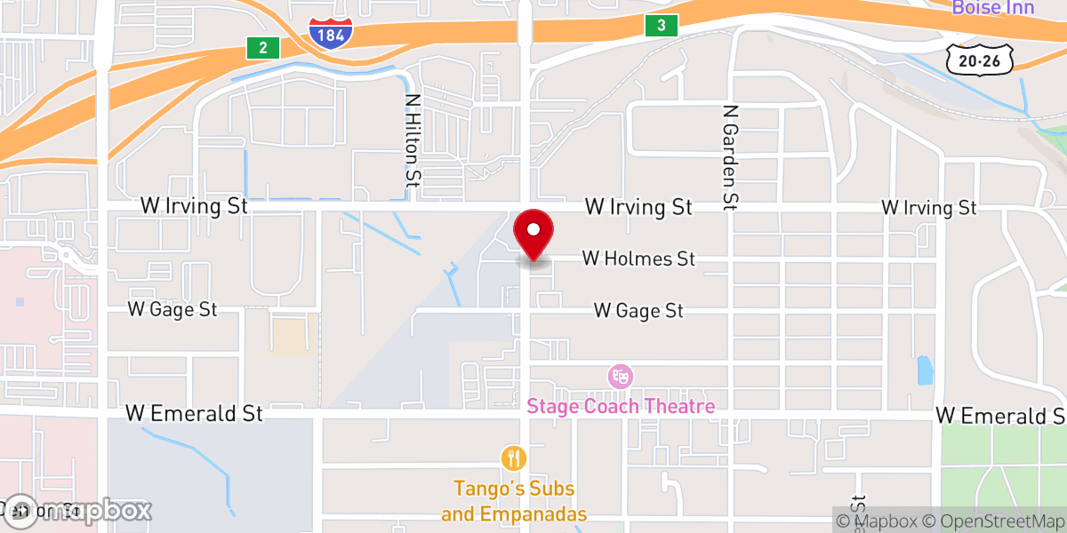 Map showing location of Oregon Revival Center