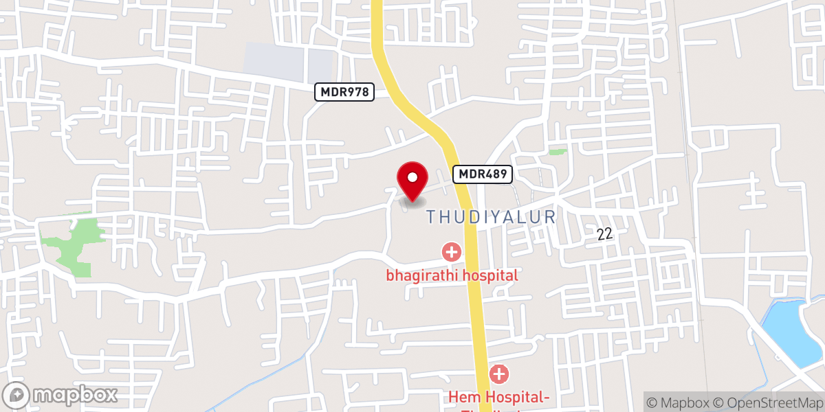 Map showing location of Grace Assembly of God Church