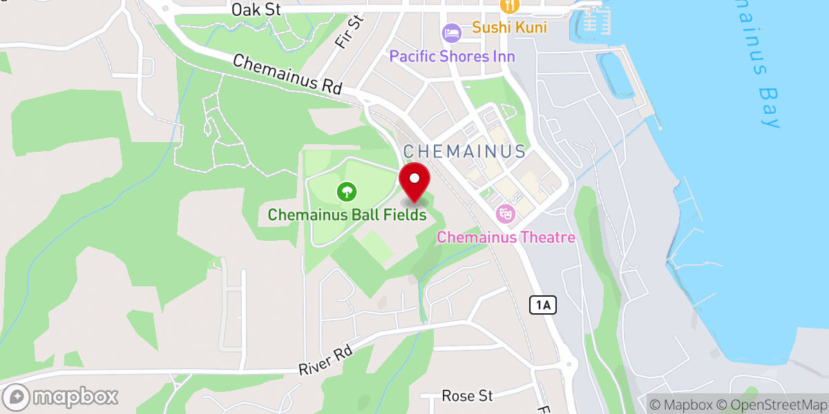 Map showing location of St. Joseph's Catholic Church
