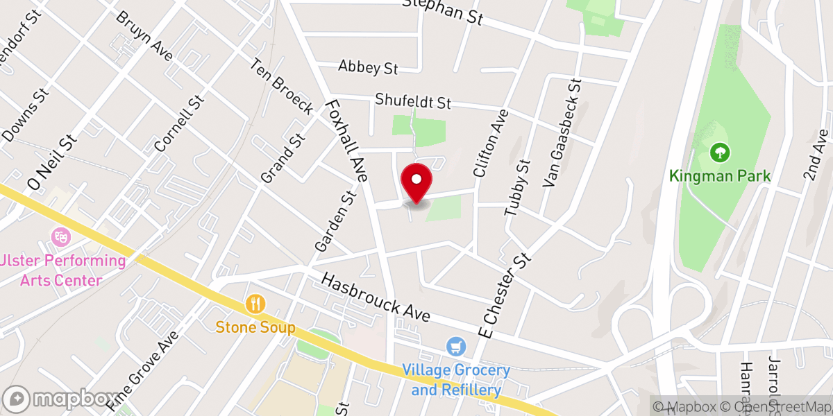 Map showing location of The Reformed Church of the Comforter