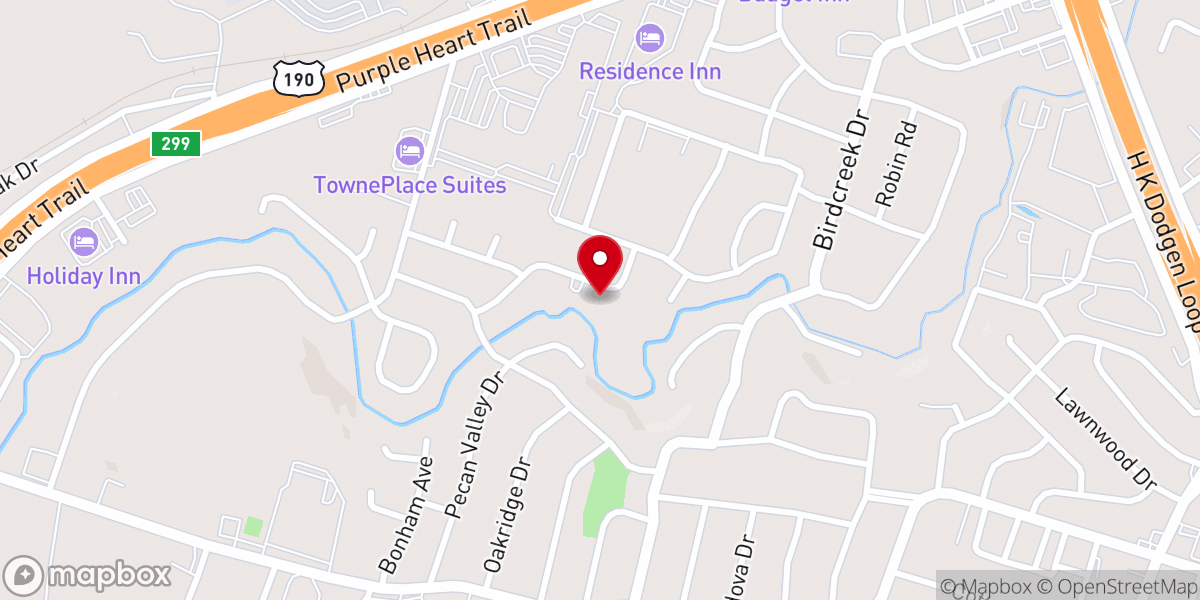 Map showing location of United Methodist District Prsng