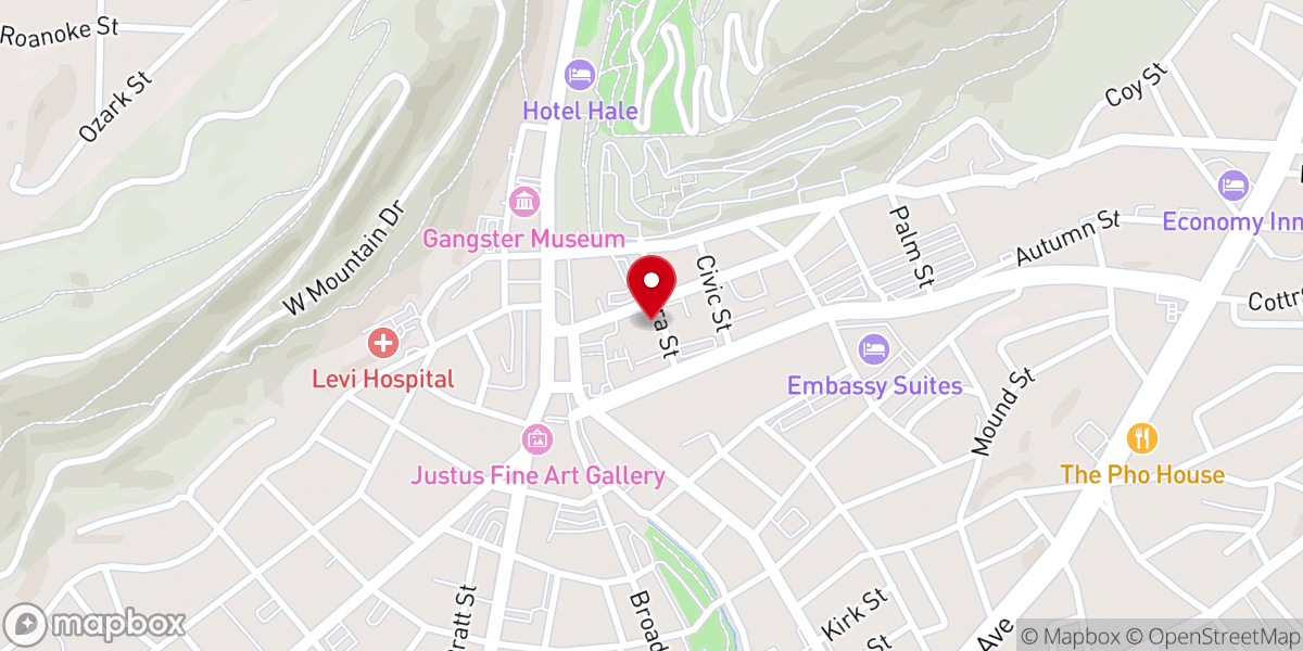 Map showing location of Saint Lukes Episcopal Church