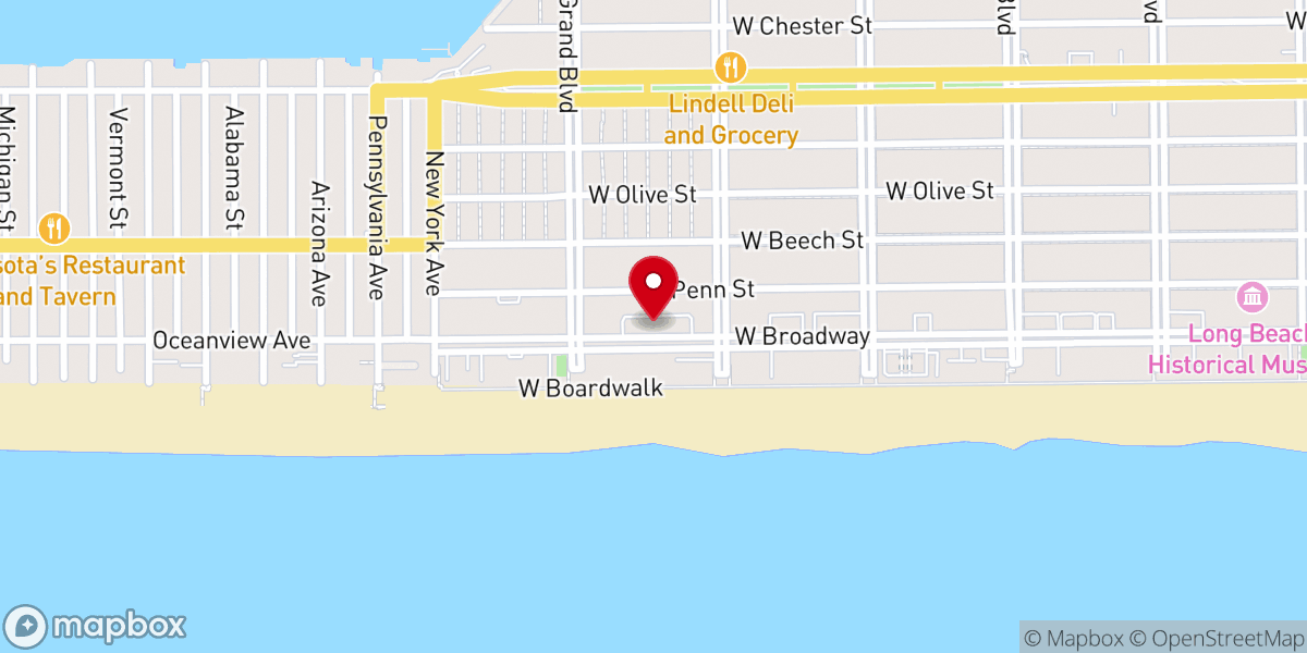 Map showing location of Grandell Rehabilitation and Nursing Center