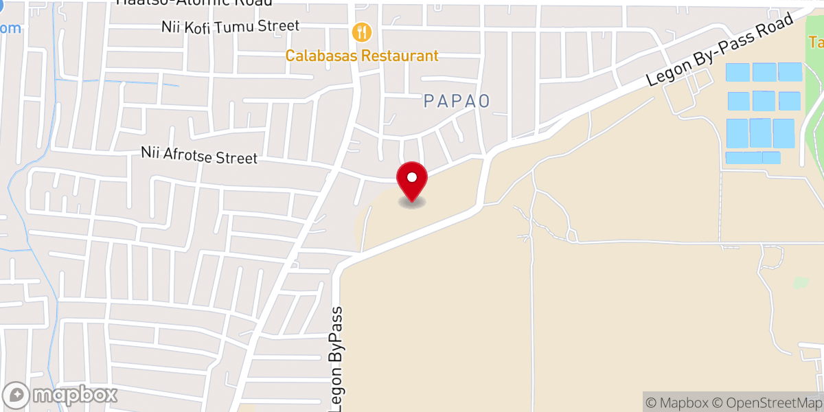 Map showing location of Global Evangelical Church, Faith Chapel, North-La