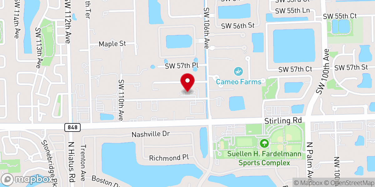 Map showing location of New Apostolic Church
