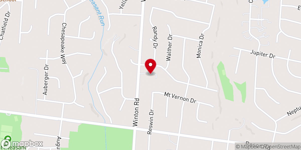Map showing location of Fairfield Community Church
