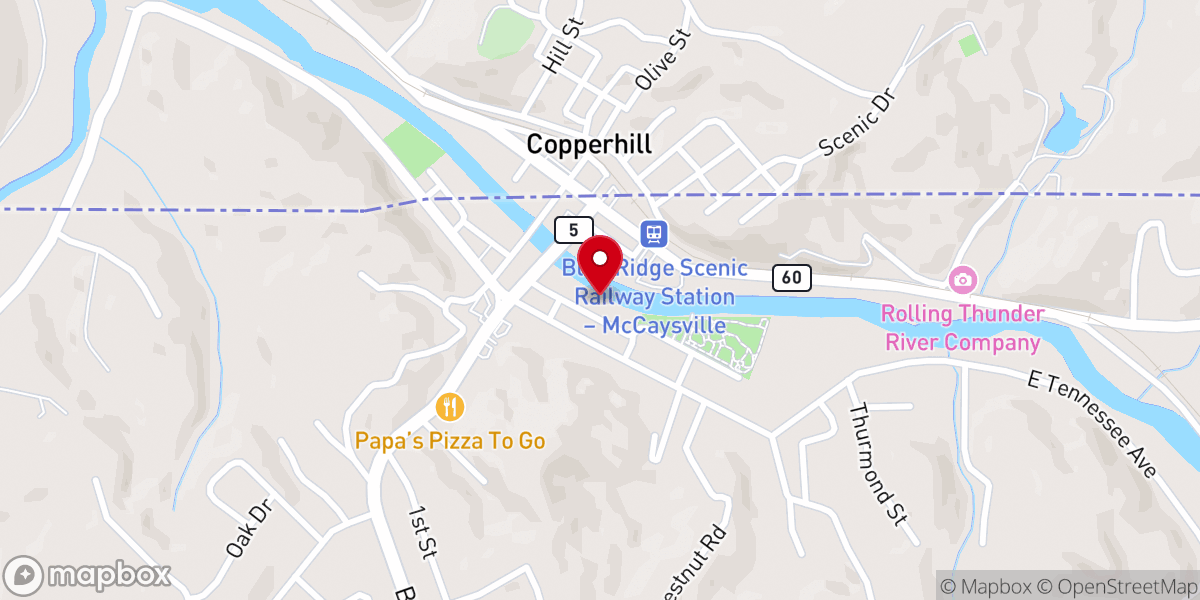Map showing location of Riverside