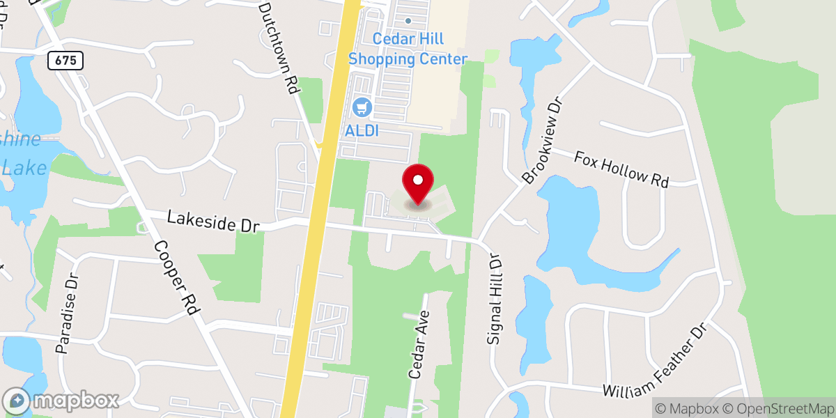 Map showing location of Rhema Word of Life Fellowship Church (RWOLFC)