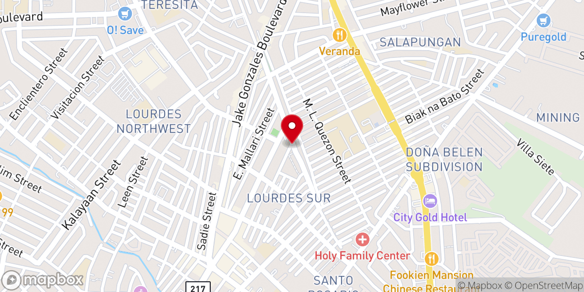 Map showing location of Winners & Victorious Christian Church (WVCC)