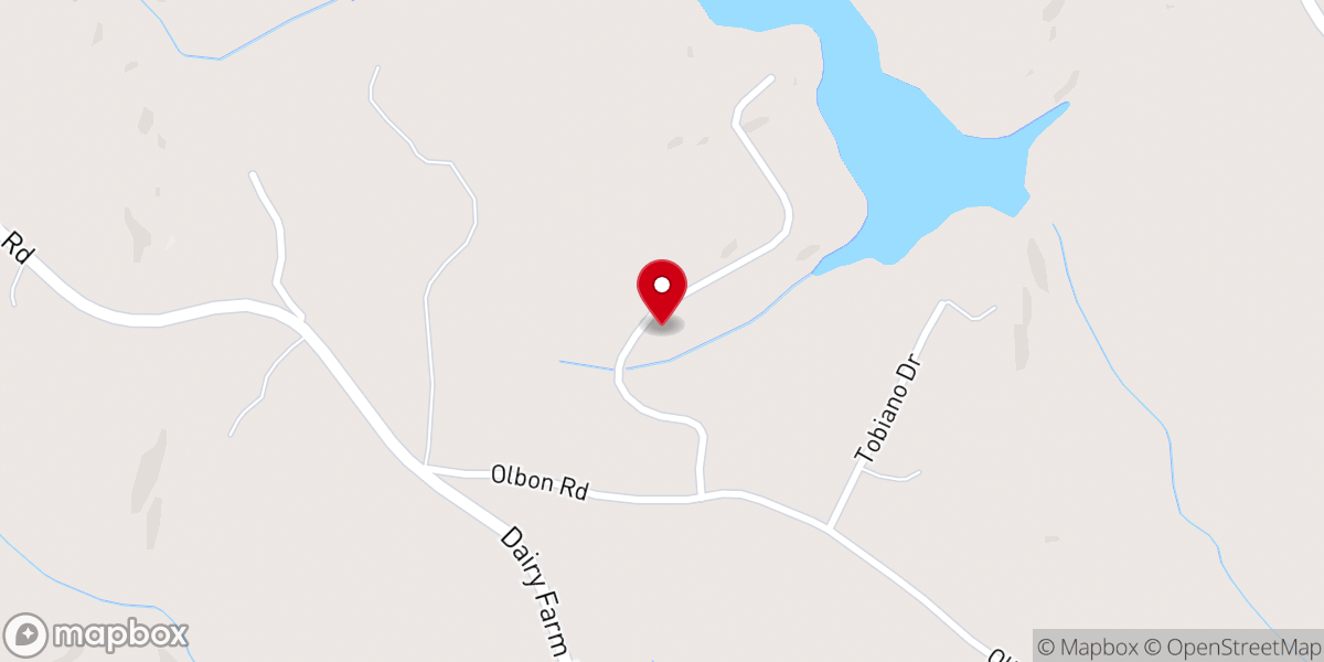 Map showing location of Crossroads Christian Fellowship