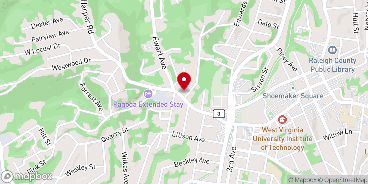 Map showing location of Legacy Church