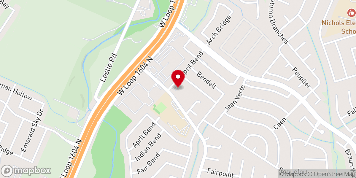 Map showing location of Northwest Park Baptist Church