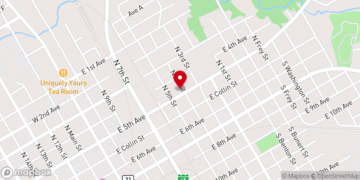 Map showing location of Greater Crossway Church of God in Christ
