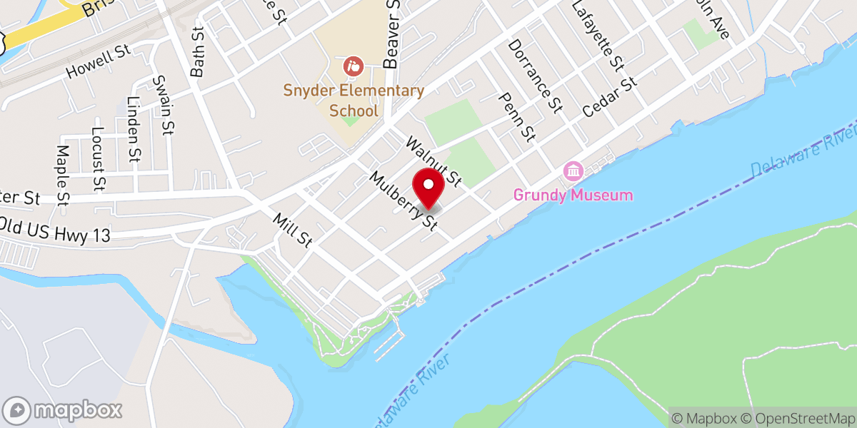 Map showing location of Church of the Divine Covenant