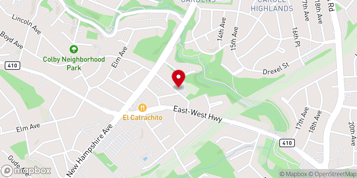 Map showing location of Our Lady of Sorrows Convent
