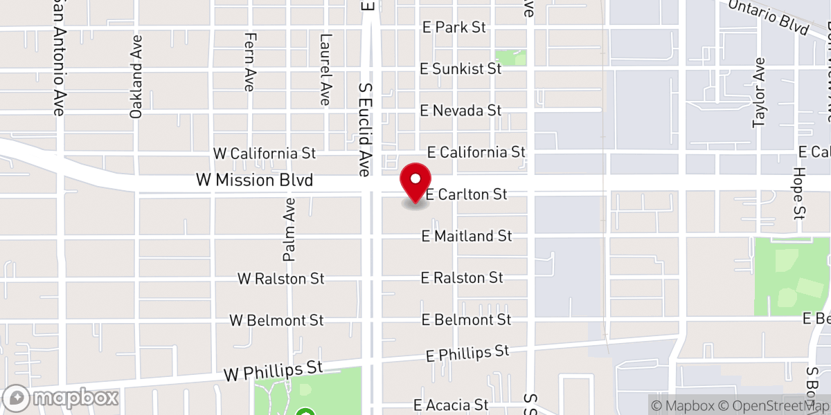 Map showing location of El Aposento Alto Pentecostal Holiness Church