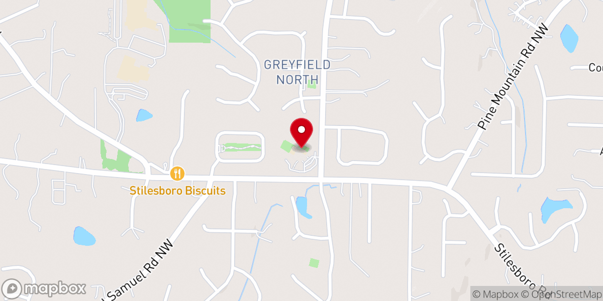Map showing location of Living Hope Church