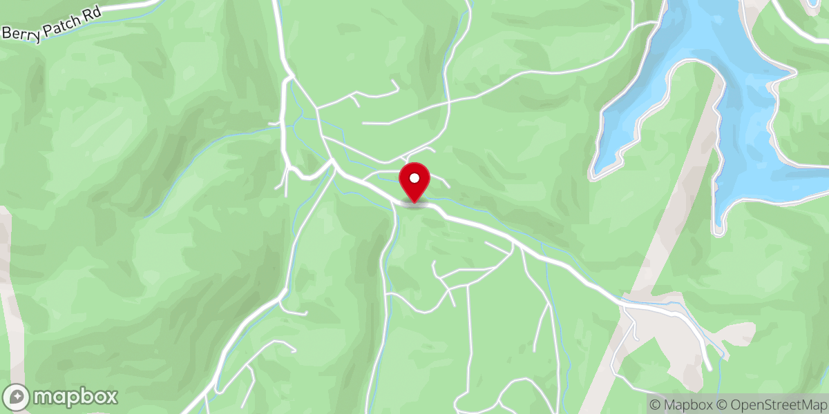 Map showing location of Little Hope Church