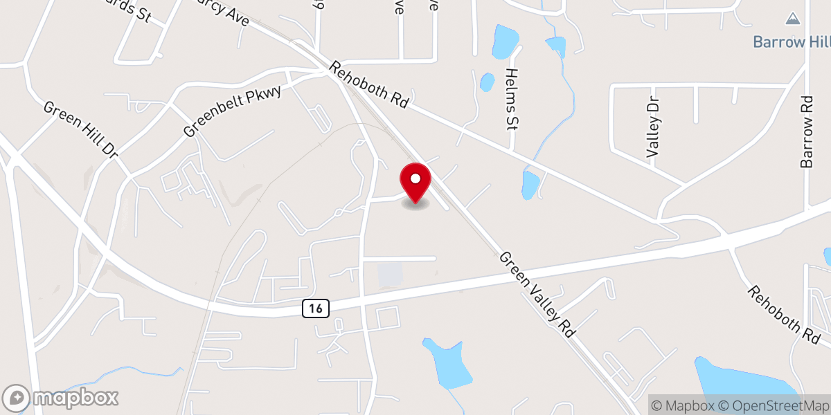 Map showing location of East Griffin Holiness Tabernacle