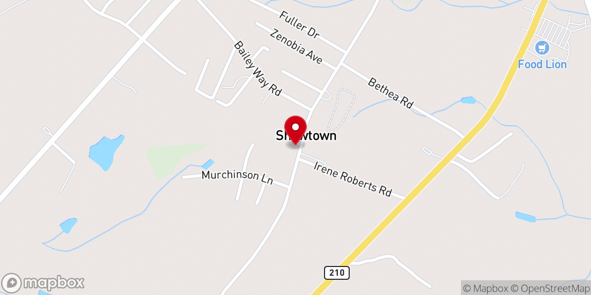 Map showing location of Berean Seventh Day Adventist