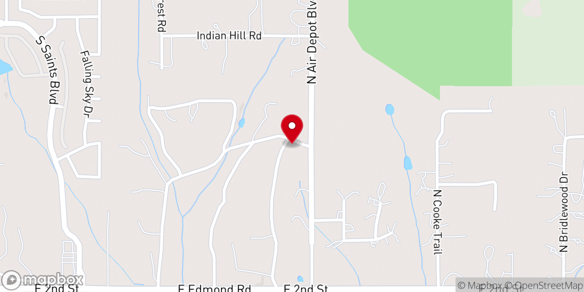 Map showing location of Wesley Foundation Ministries