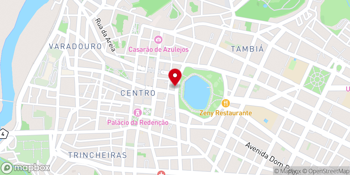 Map showing location of Igreja Universal Jesus Cristo é o Senhor