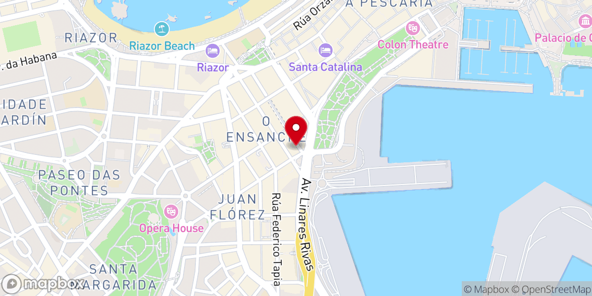 Map showing location of O Cabo