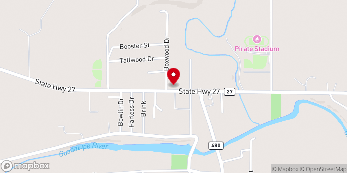 Map showing location of Trinity Church