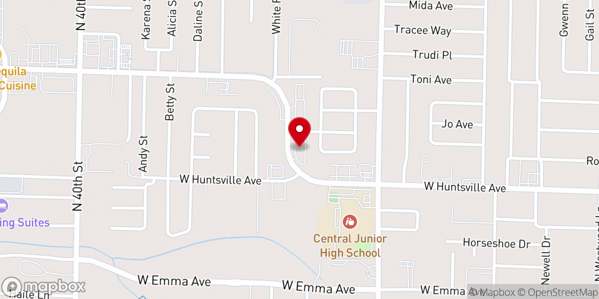 Map showing location of Truth Tabernacle