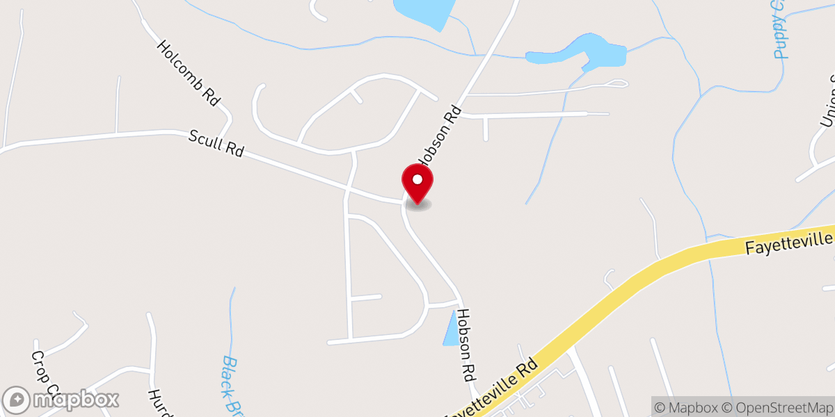 Map showing location of Lewis Chapel MB Church West