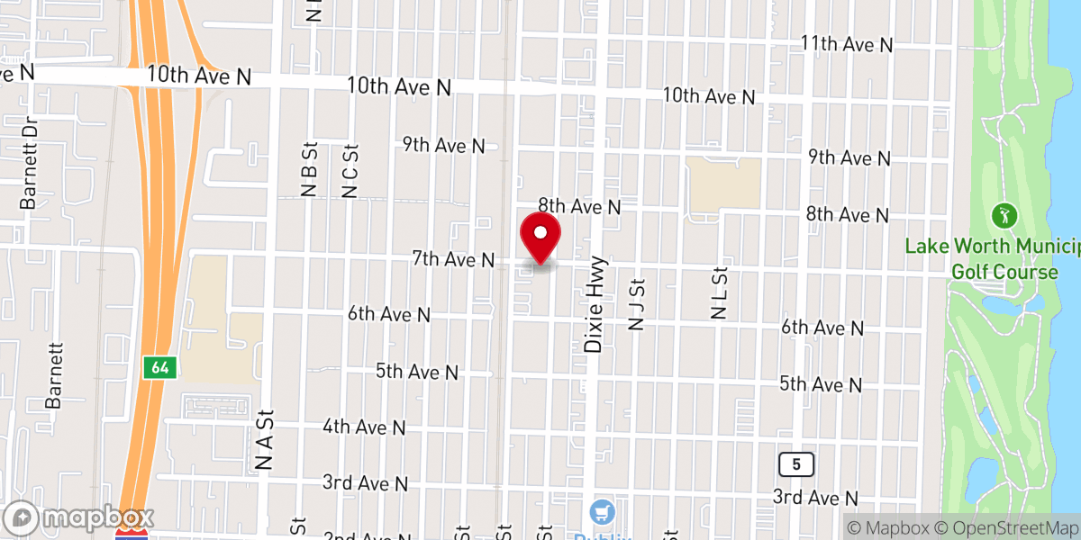 Map showing location of Church Of God Elected