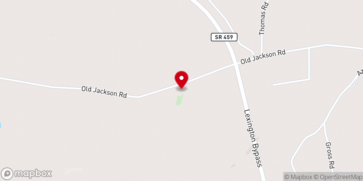 Map showing location of Cooper's Grove Full Gospel Church