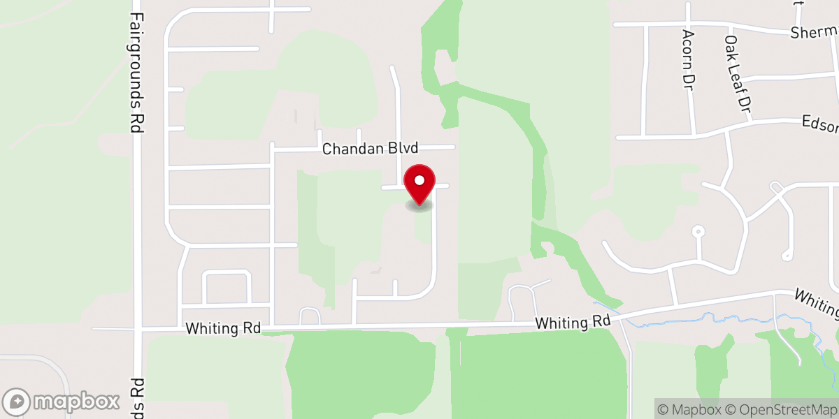 Map showing location of Zions Well