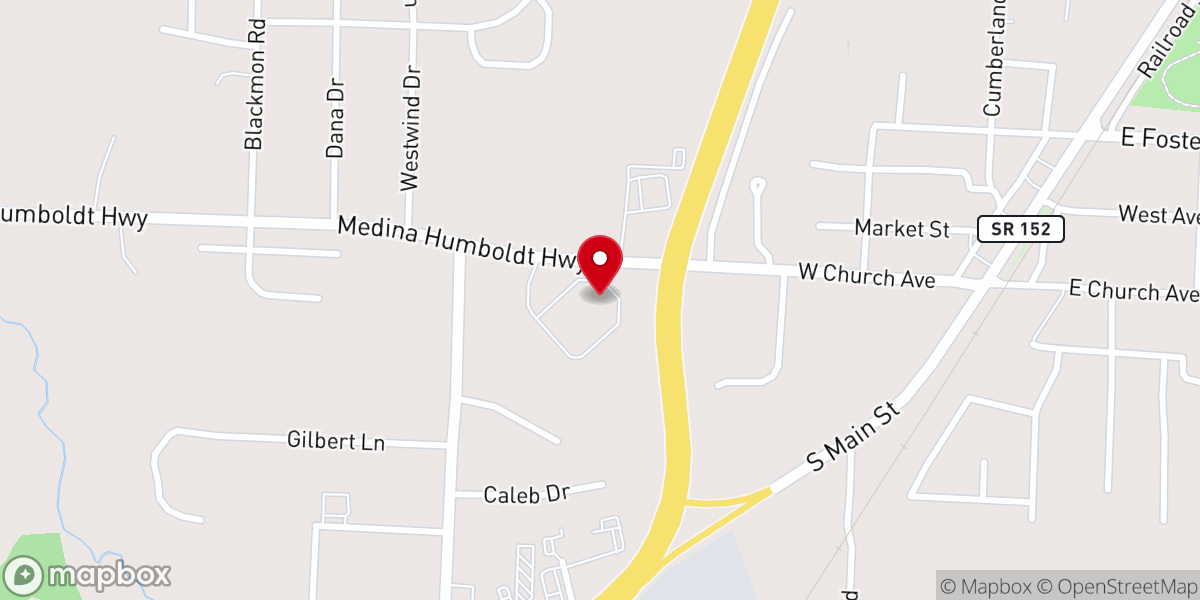 Map showing location of New Hopewell Church of Medina