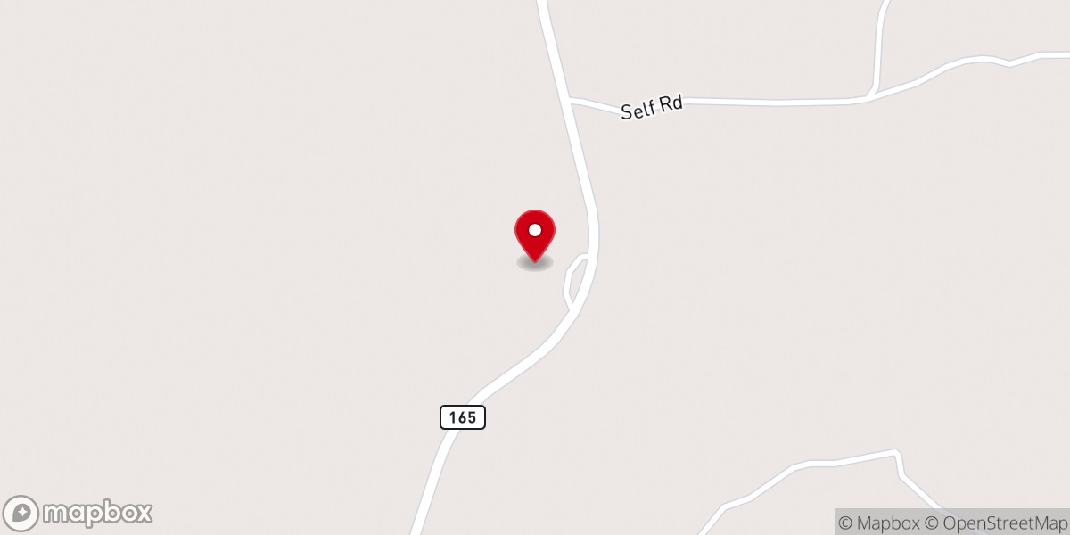 Map showing location of Ceader Hill Church